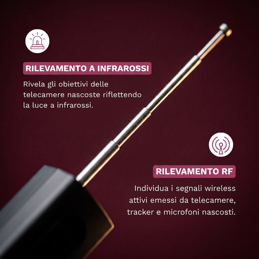 Rilevatore di telecamere nascoste